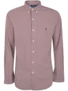 Polo Ralph Lauren Cotton Poplin Custom Fit Shirt In Red
