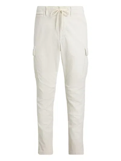 Polo Ralph Lauren Slim Fit Stretch Corduroy Cargo Pants In White