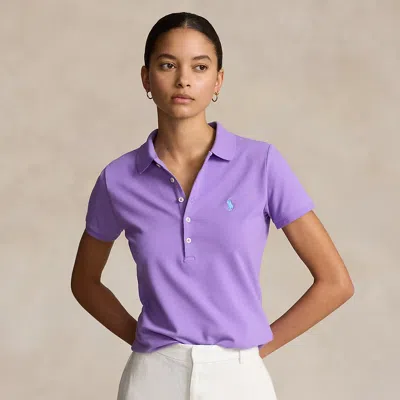 Polo Ralph Lauren Slim Fit Stretch Polo Shirt In Cactus Purple