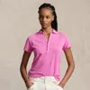 Polo Ralph Lauren Slim Fit Stretch Polo Shirt In Dalia Pink