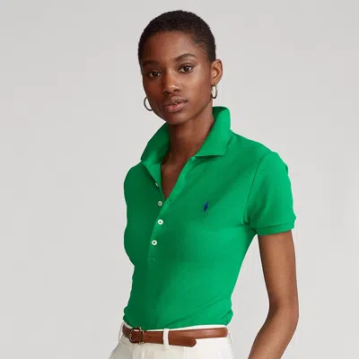 Polo Ralph Lauren Slim Fit Stretch Polo Shirt In Green