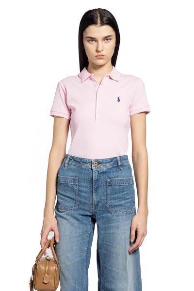 Polo Ralph Lauren Slim Fit Stretch Polo Shirt In Pink