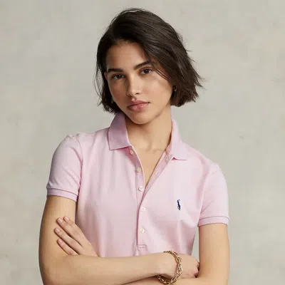 Polo Ralph Lauren Slim Fit Stretch Polo Shirt In Pink