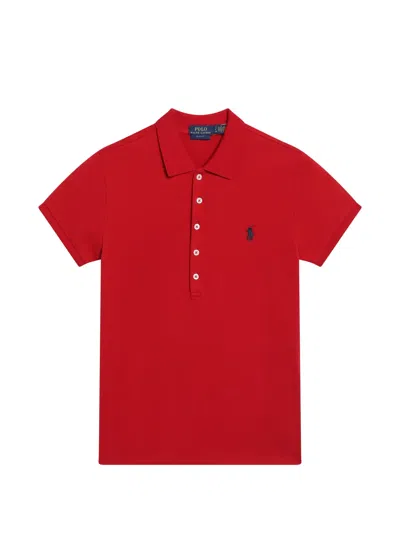 Polo Ralph Lauren Slim Fit Stretch Polo Shirt In Red