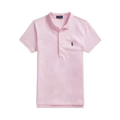 Pre-owned Polo Ralph Lauren Slim Fit Stretch Polo Shirt 'sunkissed Pink' | Women's Size Xs