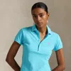 Polo Ralph Lauren Slim Fit Stretch Polo Shirt In Turquoise Nova