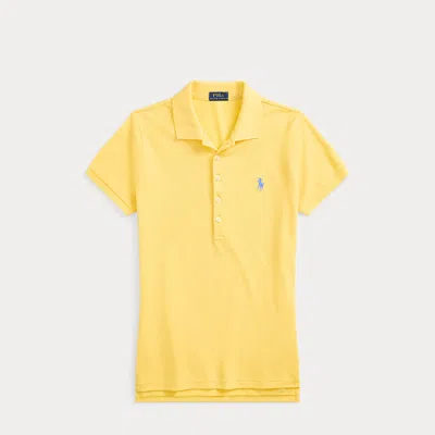 Polo Ralph Lauren Slim Fit Stretch Polo Shirt In Gold