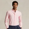 Polo Ralph Lauren Slim Fit Stretch Poplin Shirt In Pink