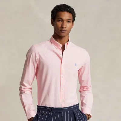 Polo Ralph Lauren Slim Fit Stretch Poplin Shirt In Pink