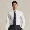 Polo Ralph Lauren Men's Classic-fit Checked Stretch Oxford Shirt In White