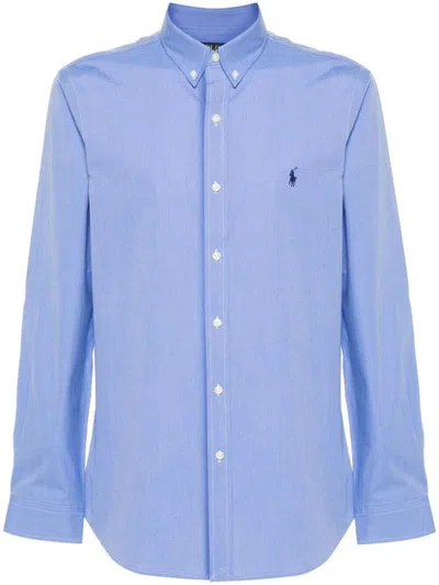 POLO RALPH LAUREN POLO RALPH LAUREN SLIM FIT STRIPED SHIRT CLOTHING