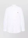Polo Ralph Lauren Slim Fit Striped Shirt With Button-down Collar In White