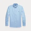 Polo Ralph Lauren Slim Fit Striped Stretch Poplin Shirt In Blue