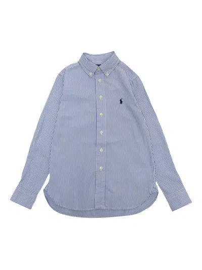 Polo Ralph Lauren Kids' Slim Fit-tops-shirt In Blue