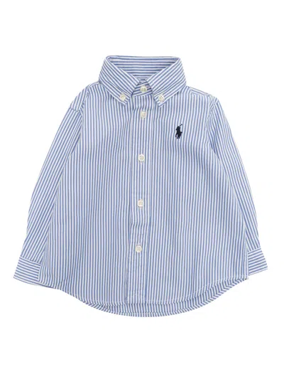 Polo Ralph Lauren Babies' Slim Fit-tops-shirt In Blue
