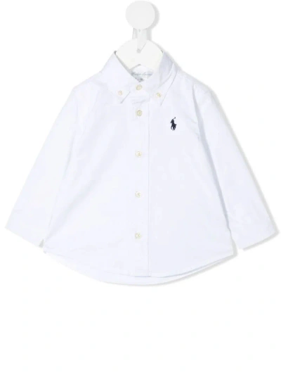 Polo Ralph Lauren Slim Fit Tops Shirt In White