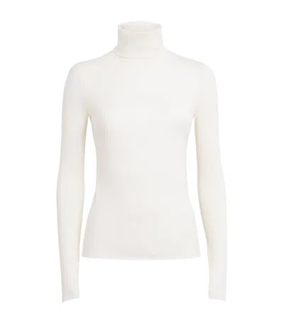 Polo Ralph Lauren Slim Rollneck Sweater In Neutral