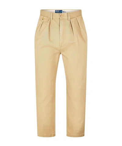 Polo Ralph Lauren Slimfit Versatile Casual Trousers In Nude