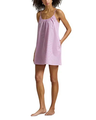 Polo Ralph Lauren Cotton Dress In Purple