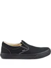 Polo Ralph Lauren Slip-on Canvas Sneakers In Animal Print