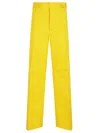 Polo Ralph Lauren Full Length Trousers With Belt Loops And Back Pocket In Yellow