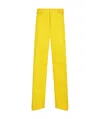 Polo Ralph Lauren Full Length Trousers With Belt Loops And Back Pocket In Yellow