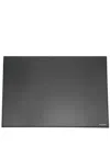 Polo Ralph Lauren Small Brennan Leather Desk Blotter In Black