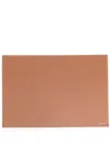 Polo Ralph Lauren Small Brennan Leather Desk Blotter In Brown