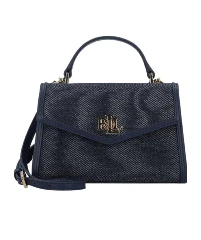 Polo Ralph Lauren Small Farrah Tote Bag In Black
