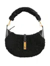 Polo Ralph Lauren Vachetta Ld Small Top Handle Bag In Black