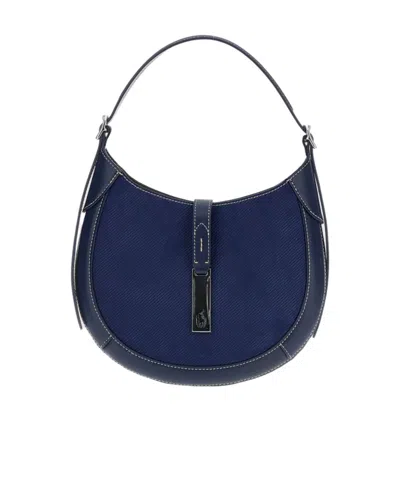 Polo Ralph Lauren Small Polo Id Shoulder Bag In Blue