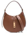 Polo Ralph Lauren Small Polo Id Shoulder Bag In Braun