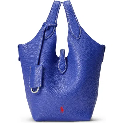 Polo Ralph Lauren Small Polo Play Crossbody Tote In Blue