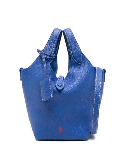 Polo Ralph Lauren Small Polo Play Tote Bag In Blue