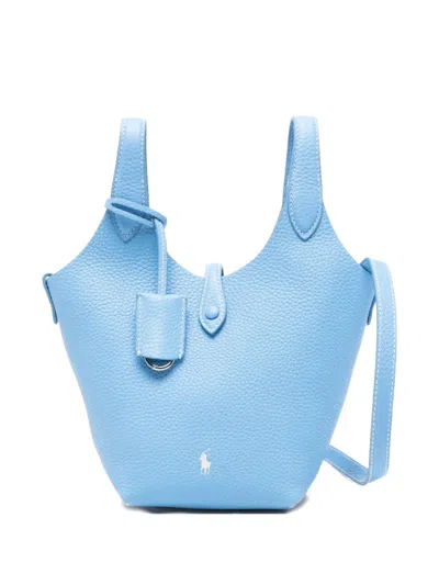 Polo Ralph Lauren Small Polo Play Tote Bag In Blue