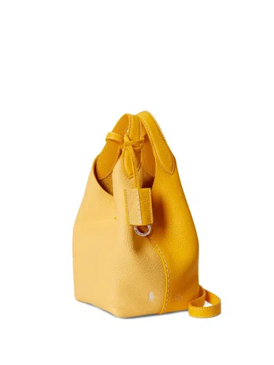 Polo Ralph Lauren Small Polo Play Tote Bag In Yellow