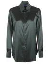 Polo Ralph Lauren Smooth Black Button-up Shirt In Blue