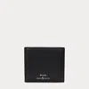 Polo Ralph Lauren Smooth Leather Billfold Wallet In Black