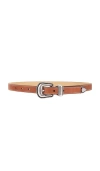 Polo Ralph Lauren Smooth Vachetta Belt In Cuoio