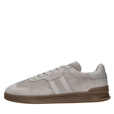 Polo Ralph Lauren Sneakers Grey In Grigio Metallici E Grigi