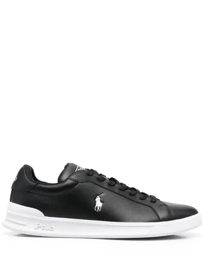 Polo Ralph Lauren Sneakers High Top Lace In Black