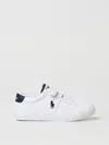 Polo Ralph Lauren Theron Iv Faux-leather Ez Trainer In White