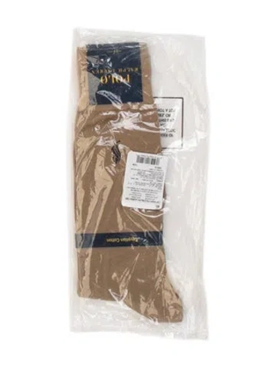 Pre-owned Polo Ralph Lauren Socks W/tags In Neutrals