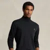 Polo Ralph Lauren Soft Cotton Roll Neck In Black
