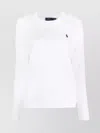 Polo Ralph Lauren Soft Fabric Crew Neck Short Sleeve Top In White