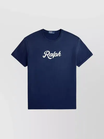 Polo Ralph Lauren Soft Fabric Short Sleeve Crew Neck T-shirt In Blue