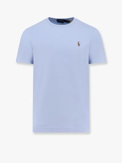 Polo Ralph Lauren Soft Touch Cotton T-shirt In Blue