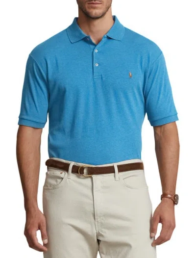 Polo Ralph Lauren Men's Custom Slim Fit Soft Cotton Polo Shirt In Marine Heather