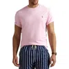 Polo Ralph Lauren Pima Short Sleeve Slim Fit T-shirt In Carmel Pink
