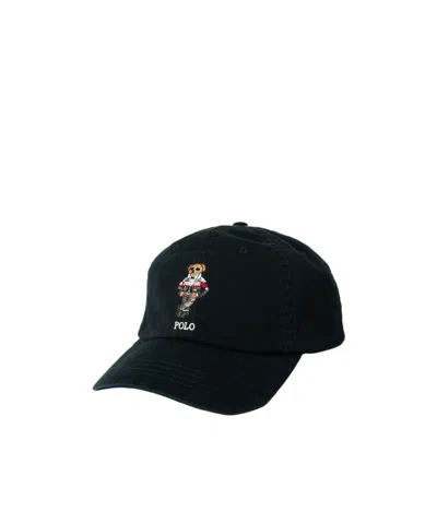 Polo Ralph Lauren Solid Color Baseball Cap In Black
